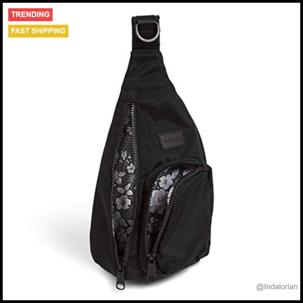 Recycled Mini Sling Backpack Chic Lightweight Adj… - image 5